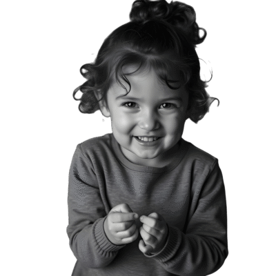 little-girl-with-curly-hair-gray-shirt-is-smiling